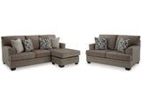 Stonemeade Nutmeg Sofa Chaise & Loveseat - Ornate Home