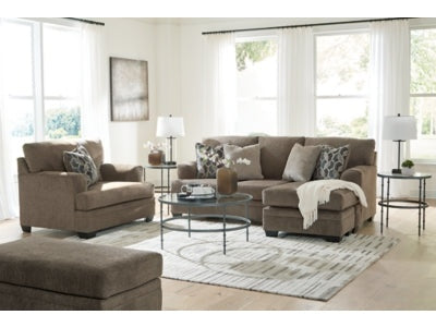Stonemeade Nutmeg Sofa Chaise, Oversized Chair and Ottoman - Ornate Home