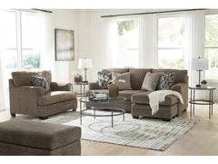 Stonemeade Nutmeg Sofa Chaise, Oversized Chair and Ottoman - Ornate Home
