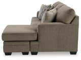 Stonemeade Nutmeg Sofa Chaise & Recliner (Online Special Price) - Ornate Home