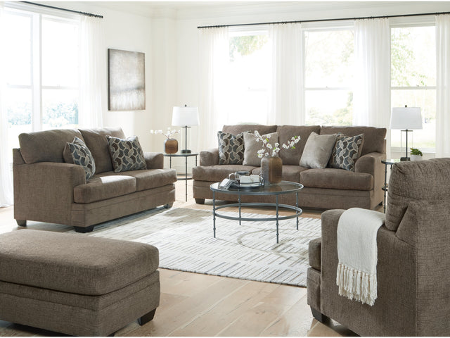 Stonemeade Nutmeg Sofa, Loveseat, Oversized Chair and Ottoman - Ornate Home