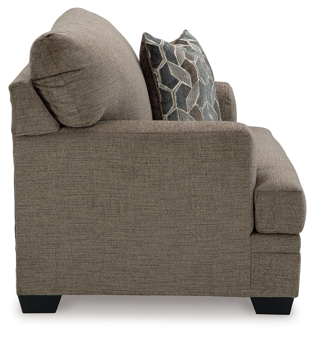 Stonemeade Nutmeg Sofa, Loveseat, Oversized Chair and Ottoman - Ornate Home