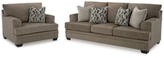 Stonemeade Nutmeg Sofa and Oversized Chair - Ornate Home