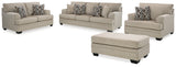 Stonemeade Sofa, Loveseat, Oversized Chair and Ottoman (Online Special Price) - Ornate Home