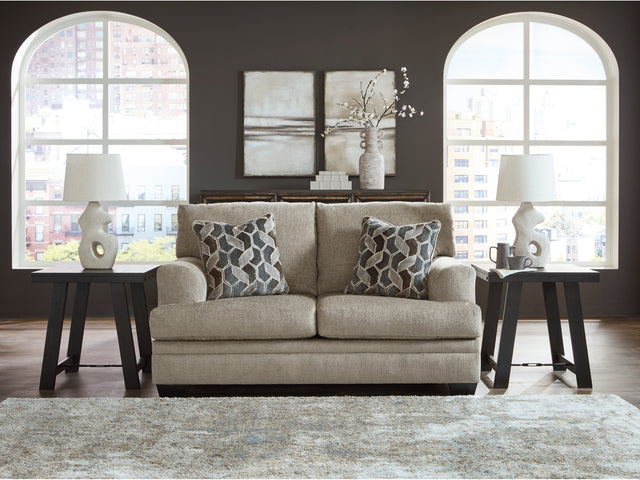 Stonemeade Taupe Loveseat - Ornate Home