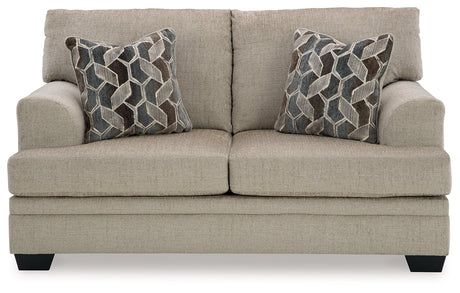 Stonemeade Taupe Loveseat - Ornate Home