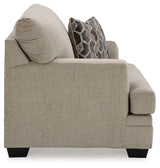 Stonemeade Taupe Oversized Chair and Ottoman - Ornate Home