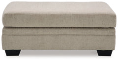 Stonemeade Taupe Oversized Chair and Ottoman - Ornate Home