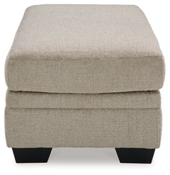 Stonemeade Taupe Oversized Chair and Ottoman - Ornate Home