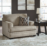 Stonemeade Taupe Oversized Chair and Ottoman - Ornate Home