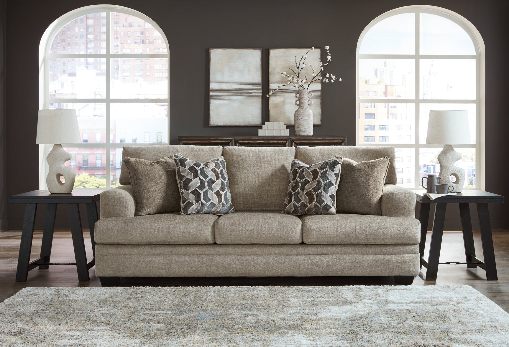 Stonemeade Taupe Queen Sofa Sleeper - Ornate Home