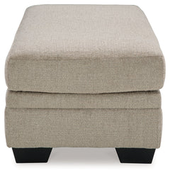 Stonemeade Taupe Sofa Chaise, Oversized Chair, and Ottoman - Ornate Home