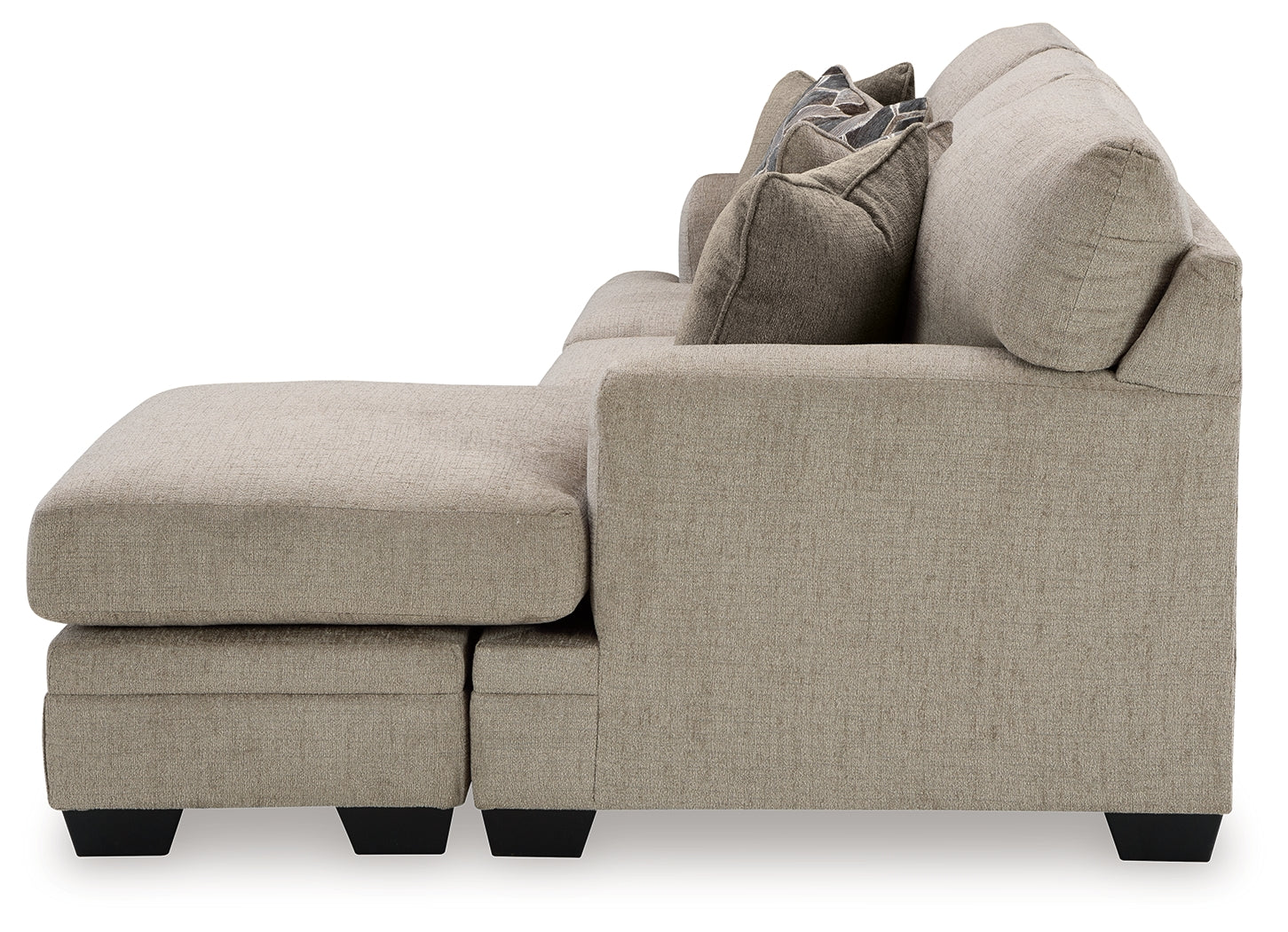 Stonemeade Taupe Sofa Chaise & Recliner (Online Special Price) - Ornate Home