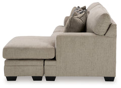 Stonemeade Taupe Sofa Chaise & Recliner - Ornate Home