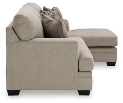 Stonemeade Taupe Sofa Chaise & Recliner - Ornate Home