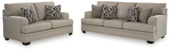 Stonemeade Taupe Sofa and Loveseat - Ornate Home