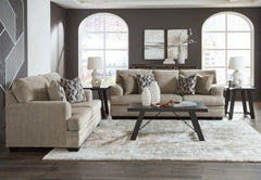 Stonemeade Taupe Sofa and Loveseat - Ornate Home