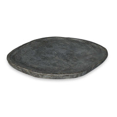 Stoneveil Gray Indoor-Outdoor Stone Tray - Ornate Home