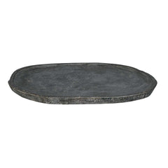 Stoneveil Gray Indoor-Outdoor Stone Tray - Ornate Home