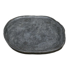 Stoneveil Gray Indoor-Outdoor Stone Tray - Ornate Home