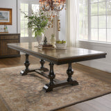 Stonington Brown And Charcoal Dining Table - Ornate Home