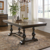 Stonington Brown And Charcoal Dining Table - Ornate Home