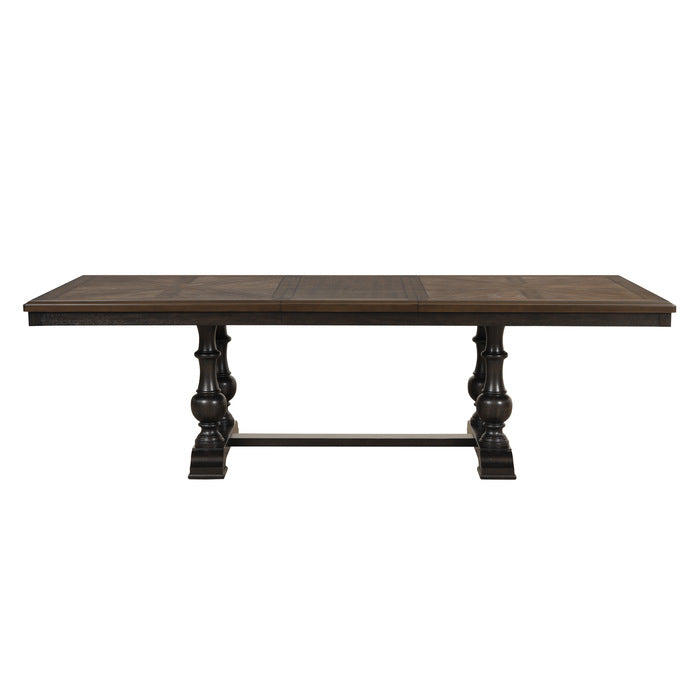 Stonington Brown And Charcoal Dining Table - Ornate Home