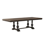 Stonington Brown And Charcoal Dining Table - Ornate Home