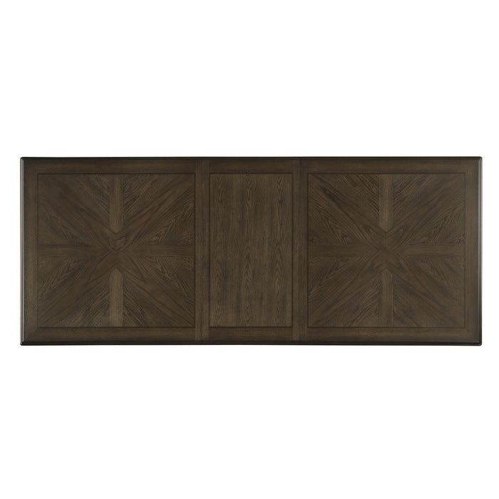 Stonington Brown And Charcoal Dining Table - Ornate Home