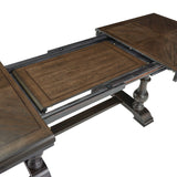 Stonington Brown And Charcoal Dining Table - Ornate Home