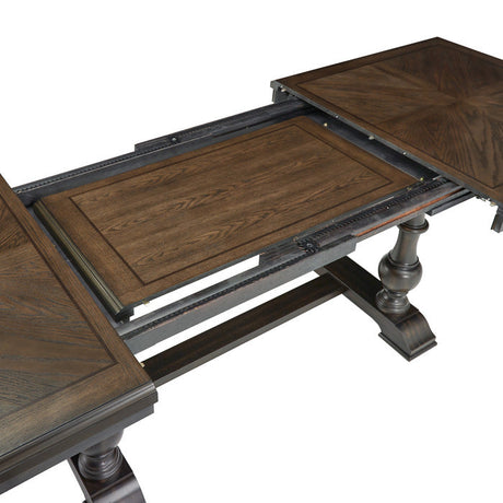 Stonington Brown And Charcoal Dining Table - Ornate Home