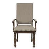 Stonington Brown/Beige Arm Chair (Set of 2) - Ornate Home