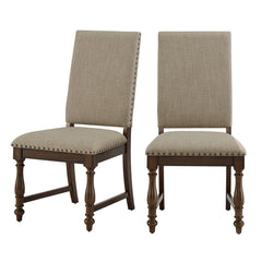 Stonington Brown/Beige Side Chair (Set of 2) - Ornate Home