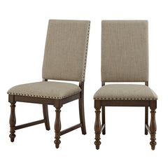 Stonington Brown/Beige Side Chair (Set of 2) - Ornate Home