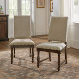 Stonington Brown/Beige Side Chair (Set of 2) - Ornate Home