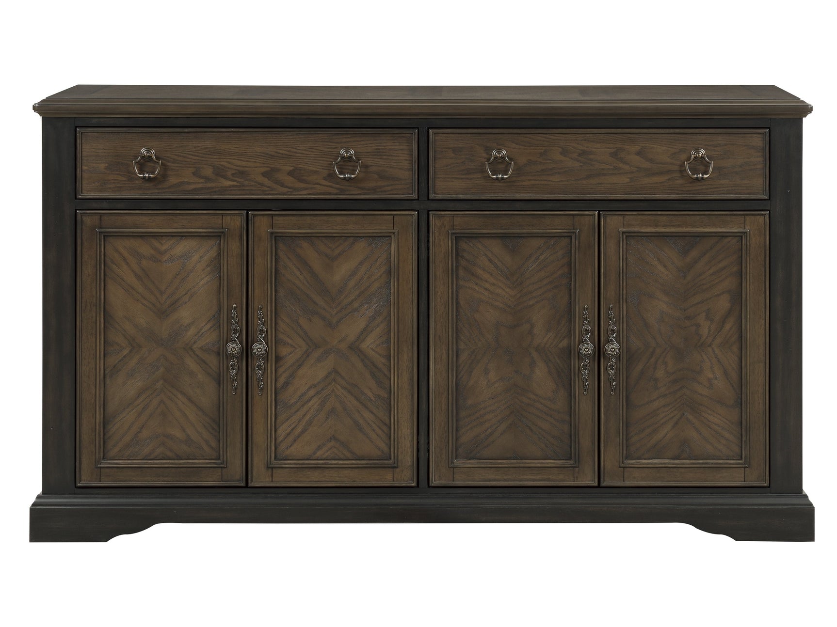 Stonington Brown Server - Ornate Home