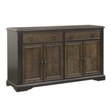 Stonington Brown Server - Ornate Home