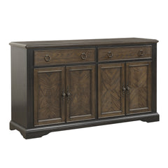 Stonington Brown Server - Ornate Home