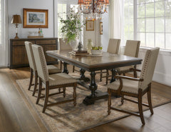 Stonington Brown Server - Ornate Home
