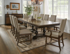 Stonington Brown Server - Ornate Home