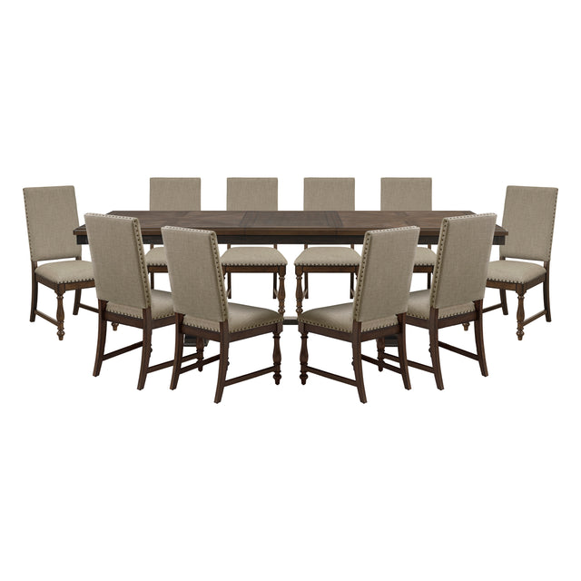 Stonington Gray 11pc Dining Set - Ornate Home