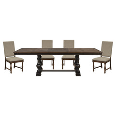 Stonington Gray 5pc Dining Set - Ornate Home