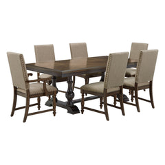 Stonington Gray 7pc Dining Set - Ornate Home