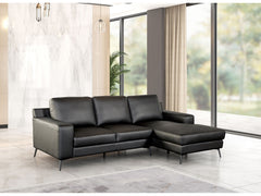 Stordal Black Right-Chaise Sectional - Ornate Home