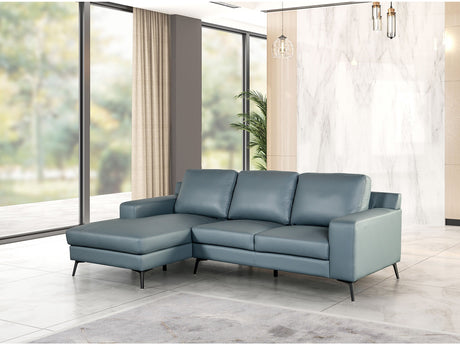 Stordal Blue Left-Chaise Sectional - Ornate Home