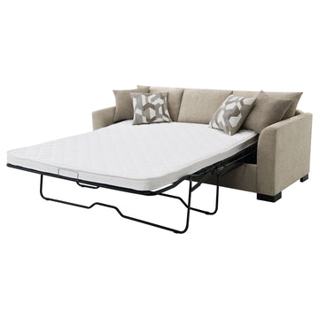 Storey Camel Sleeper Sectional Chaise Sofa - Ornate Home