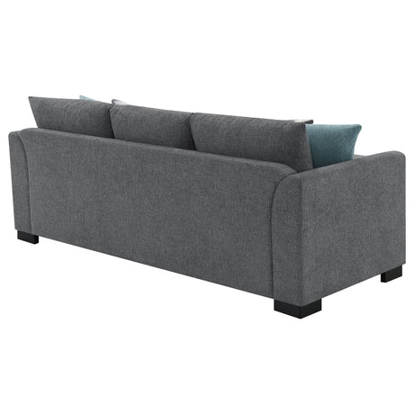 Storey Grey Sleeper Sectional Chaise Sofa - Ornate Home