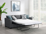 Storey Grey Sleeper Sectional Chaise Sofa - Ornate Home