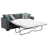 Storey Grey Sleeper Sectional Chaise Sofa - Ornate Home