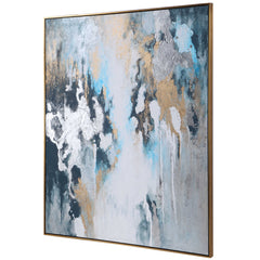 Stormy Multicolor Seas Hand Painted Canvas - Ornate Home
